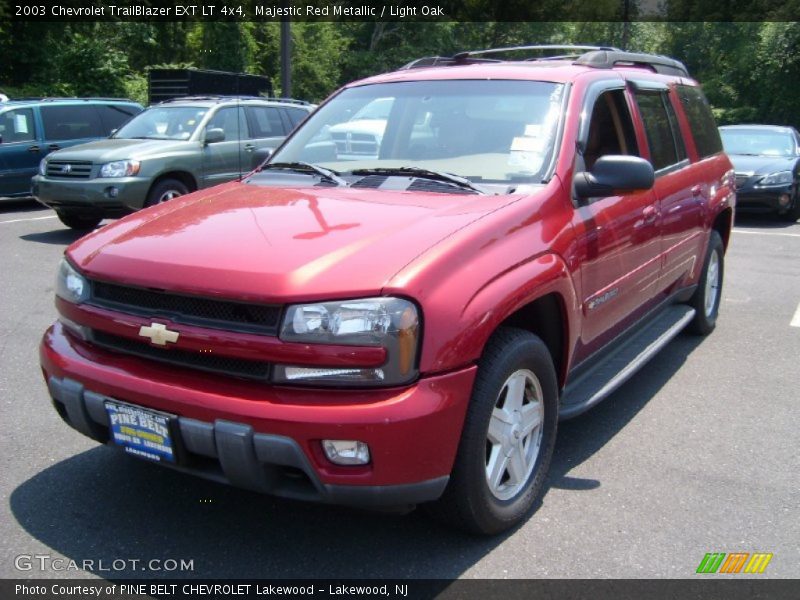 Majestic Red Metallic / Light Oak 2003 Chevrolet TrailBlazer EXT LT 4x4