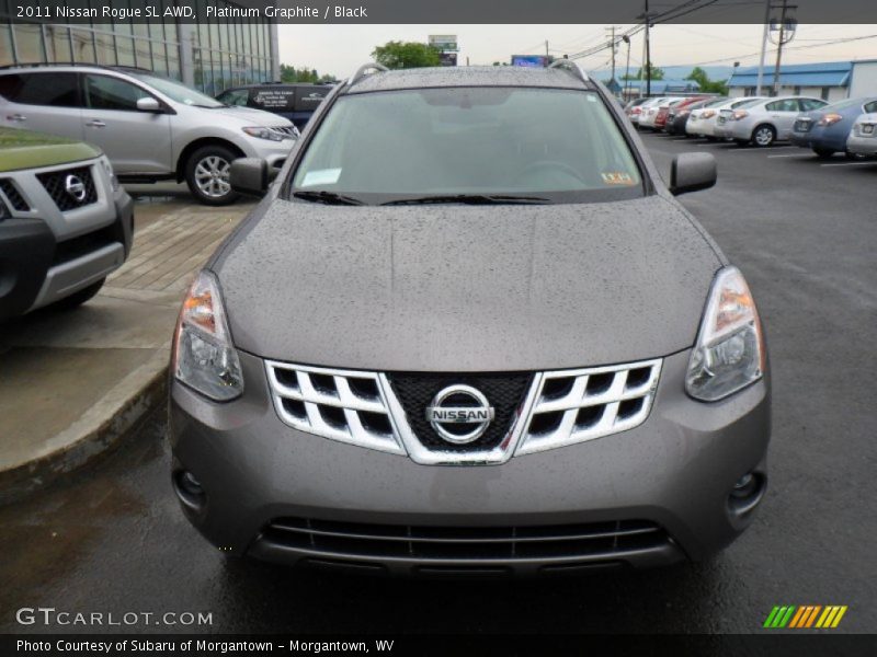 Platinum Graphite / Black 2011 Nissan Rogue SL AWD