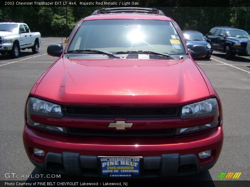 Majestic Red Metallic / Light Oak 2003 Chevrolet TrailBlazer EXT LT 4x4