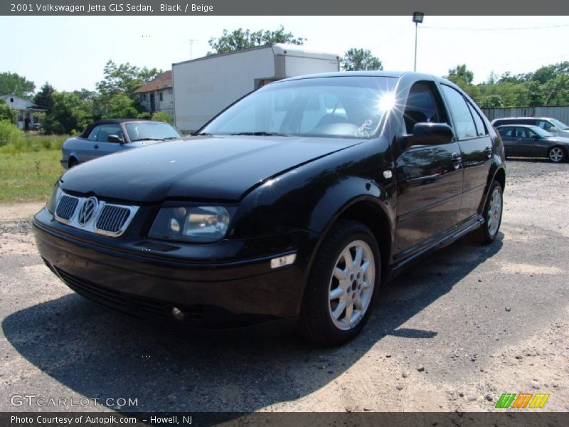 Black / Beige 2001 Volkswagen Jetta GLS Sedan
