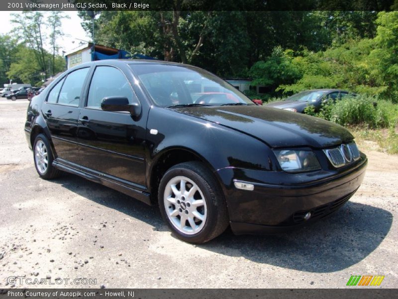 Black / Beige 2001 Volkswagen Jetta GLS Sedan
