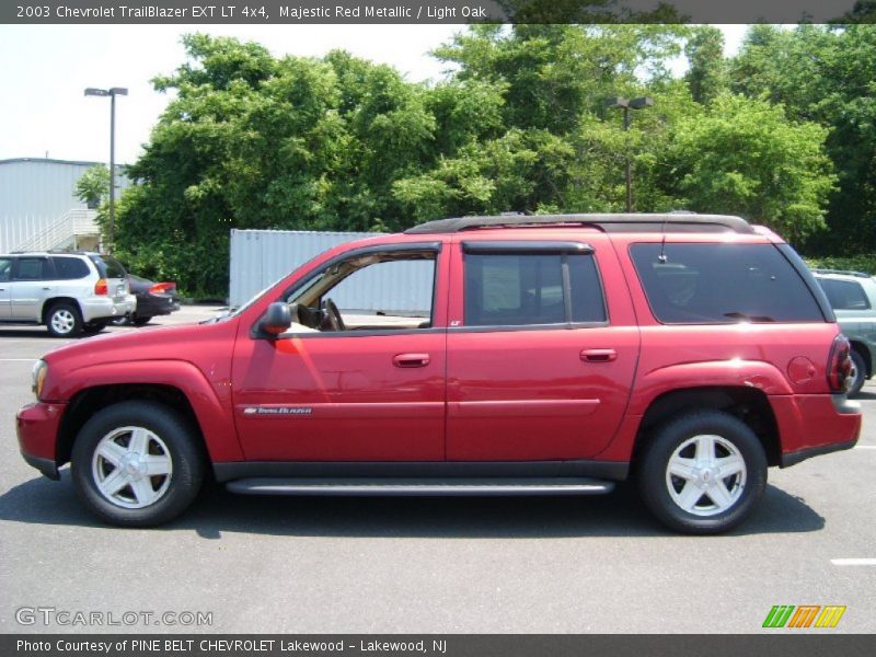 Majestic Red Metallic / Light Oak 2003 Chevrolet TrailBlazer EXT LT 4x4