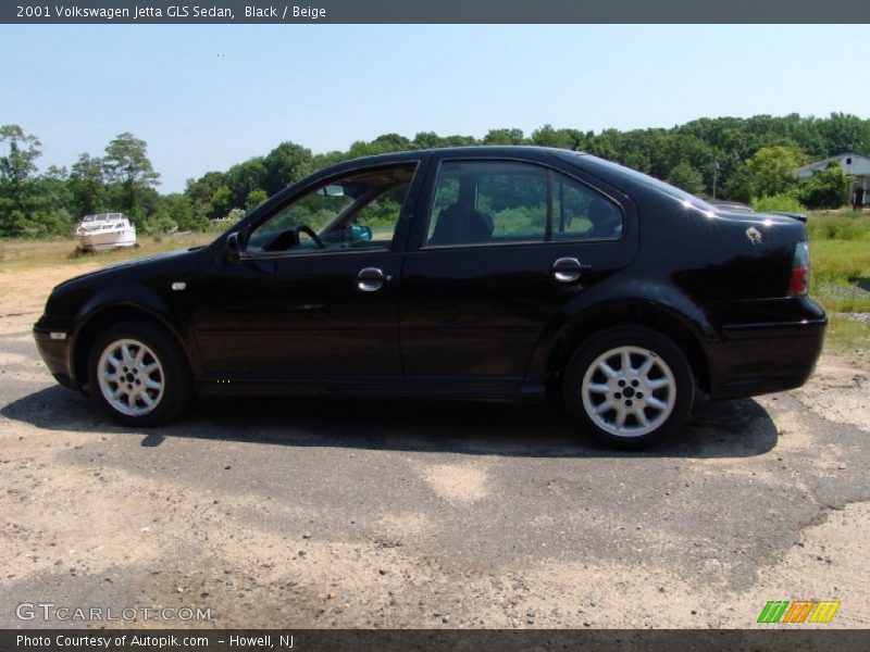 Black / Beige 2001 Volkswagen Jetta GLS Sedan
