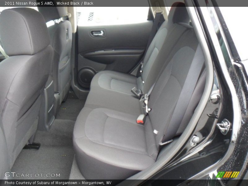 Wicked Black / Black 2011 Nissan Rogue S AWD