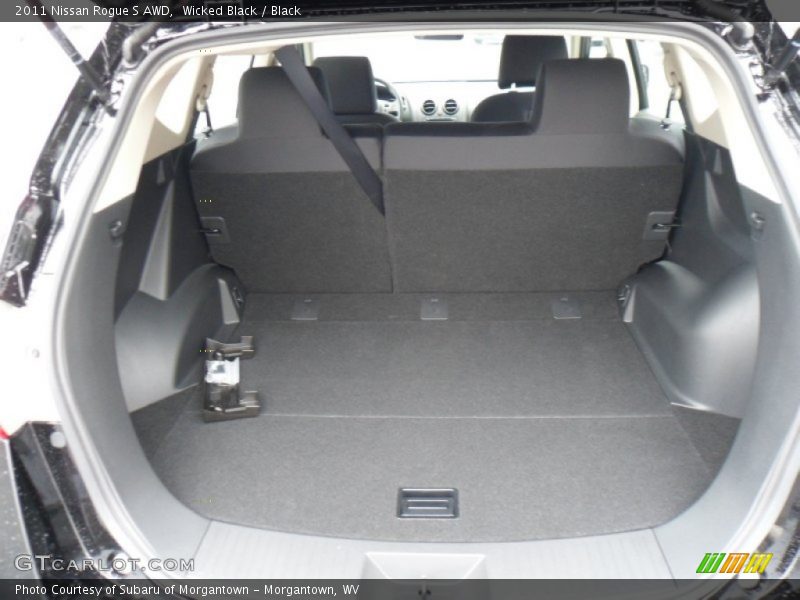Wicked Black / Black 2011 Nissan Rogue S AWD