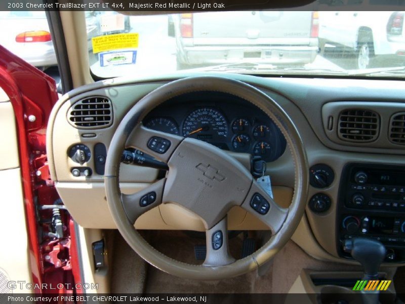 Majestic Red Metallic / Light Oak 2003 Chevrolet TrailBlazer EXT LT 4x4
