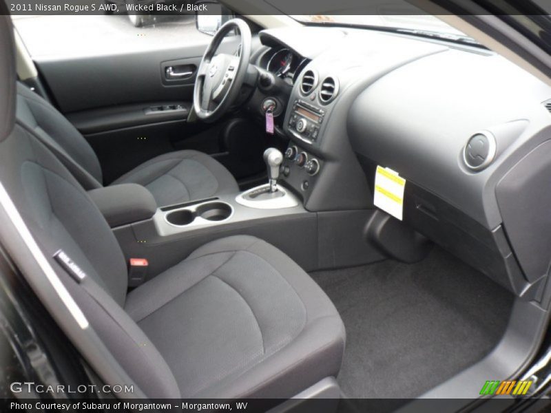 Wicked Black / Black 2011 Nissan Rogue S AWD