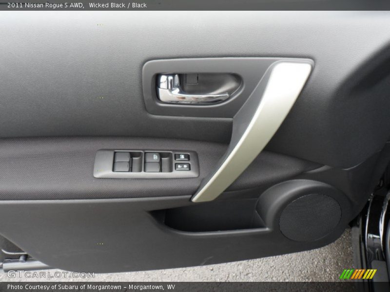 Wicked Black / Black 2011 Nissan Rogue S AWD