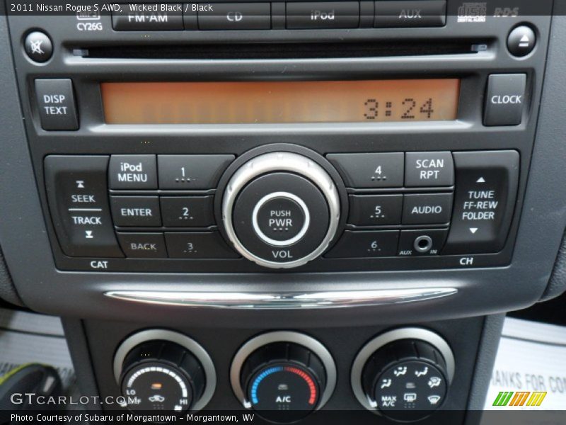 Wicked Black / Black 2011 Nissan Rogue S AWD