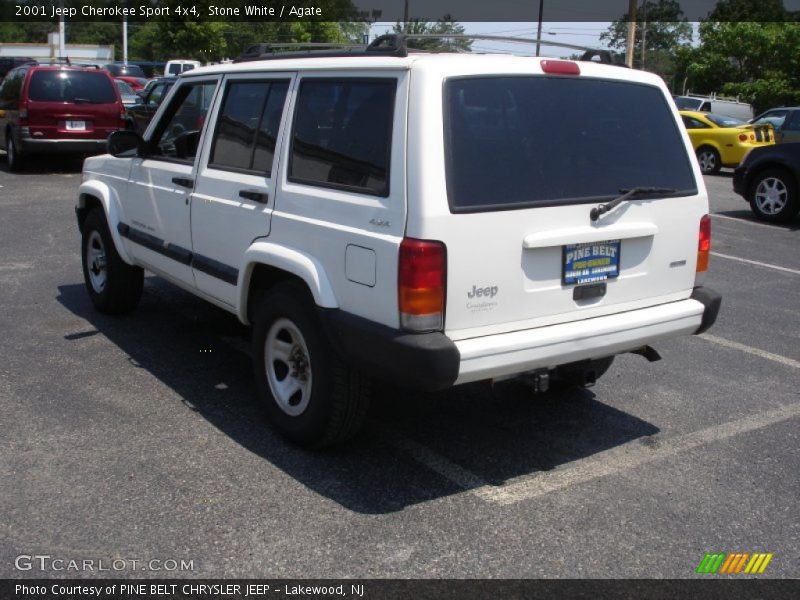 Stone White / Agate 2001 Jeep Cherokee Sport 4x4