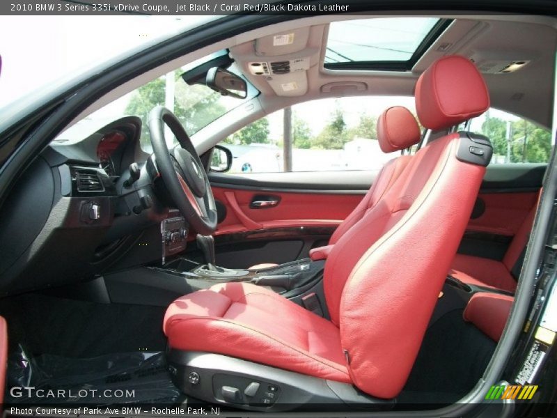  2010 3 Series 335i xDrive Coupe Coral Red/Black Dakota Leather Interior