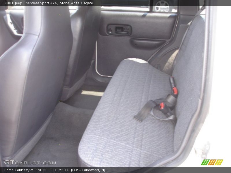 Stone White / Agate 2001 Jeep Cherokee Sport 4x4
