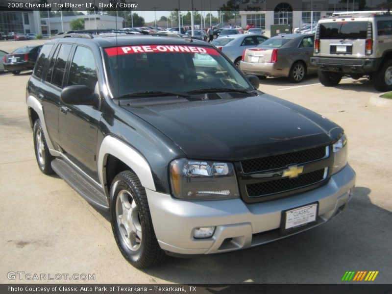 Black / Ebony 2008 Chevrolet TrailBlazer LT