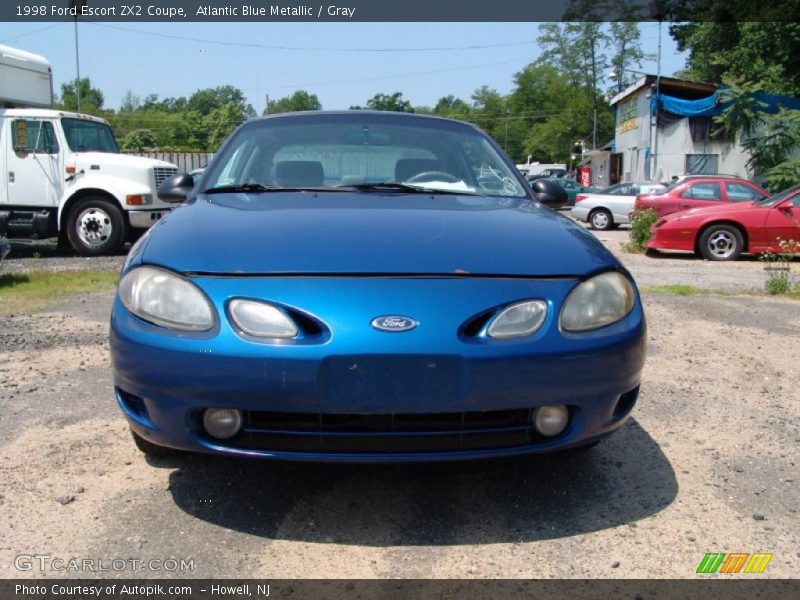 Atlantic Blue Metallic / Gray 1998 Ford Escort ZX2 Coupe