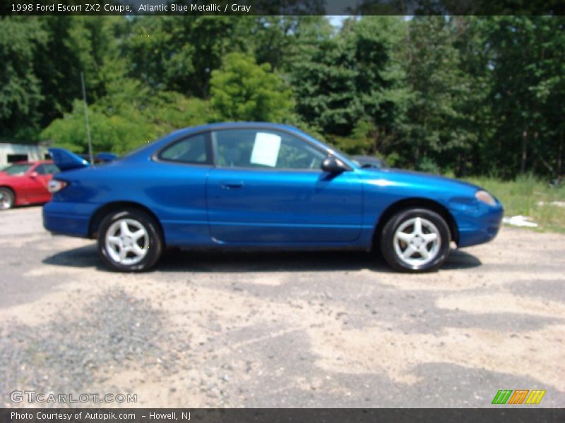 Atlantic Blue Metallic / Gray 1998 Ford Escort ZX2 Coupe
