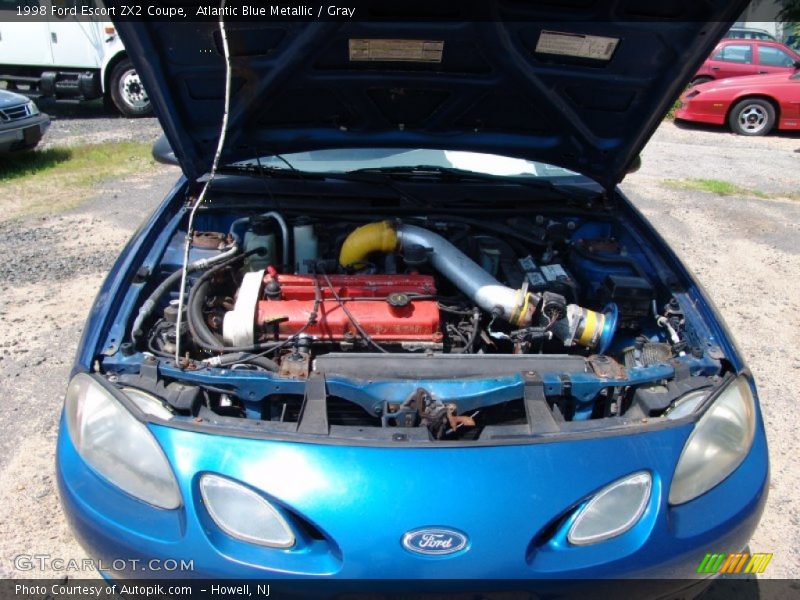 Atlantic Blue Metallic / Gray 1998 Ford Escort ZX2 Coupe
