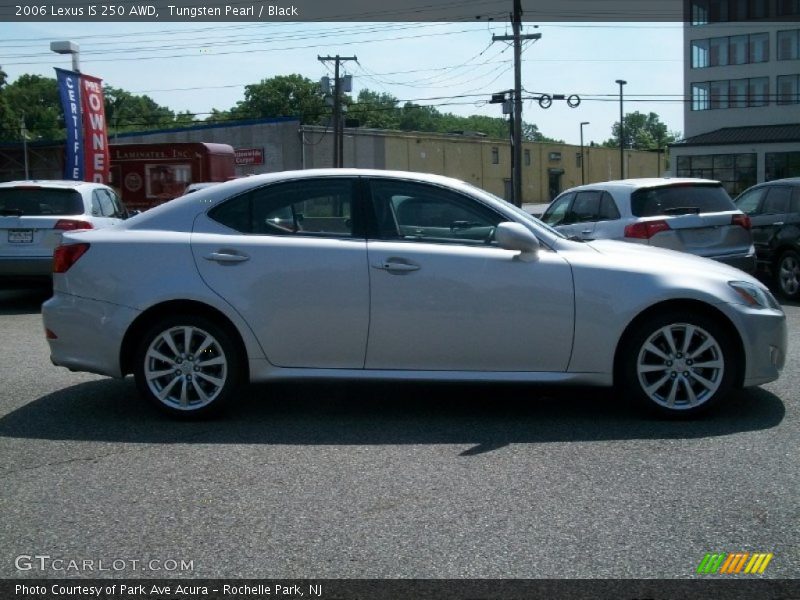 Tungsten Pearl / Black 2006 Lexus IS 250 AWD