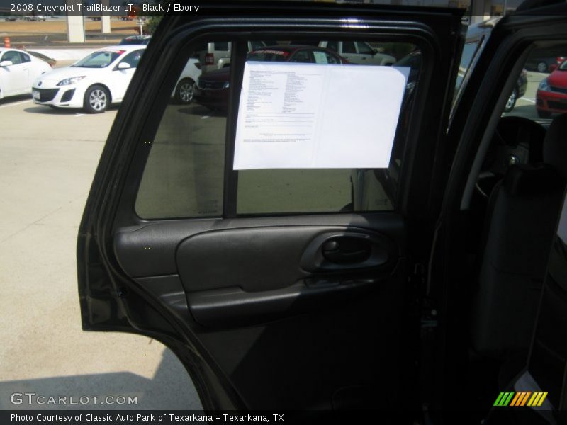 Black / Ebony 2008 Chevrolet TrailBlazer LT