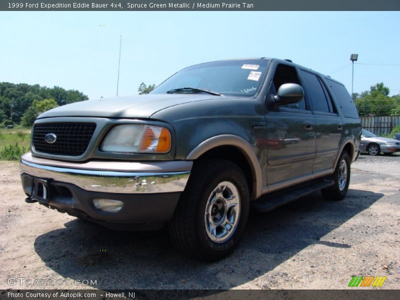 Spruce Green Metallic / Medium Prairie Tan 1999 Ford Expedition Eddie Bauer 4x4