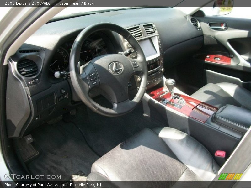 Tungsten Pearl / Black 2006 Lexus IS 250 AWD