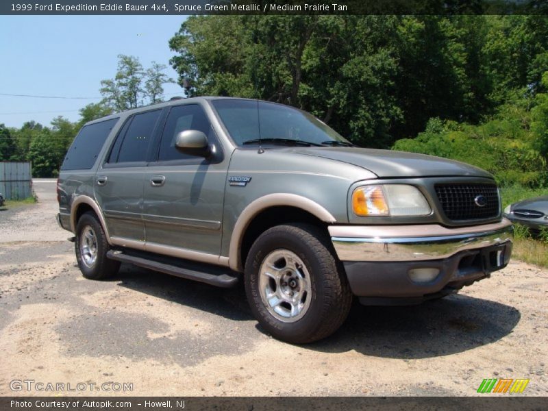 Spruce Green Metallic / Medium Prairie Tan 1999 Ford Expedition Eddie Bauer 4x4
