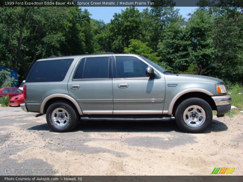 Spruce Green Metallic / Medium Prairie Tan 1999 Ford Expedition Eddie Bauer 4x4
