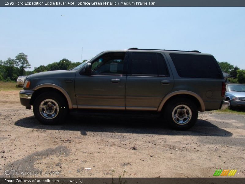 Spruce Green Metallic / Medium Prairie Tan 1999 Ford Expedition Eddie Bauer 4x4