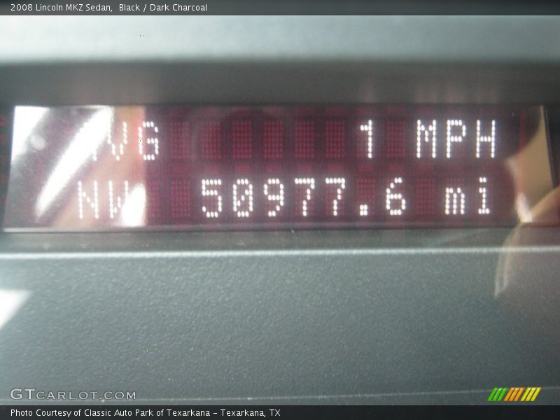 Black / Dark Charcoal 2008 Lincoln MKZ Sedan