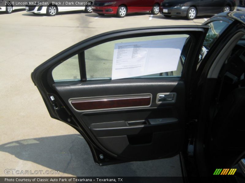 Black / Dark Charcoal 2008 Lincoln MKZ Sedan