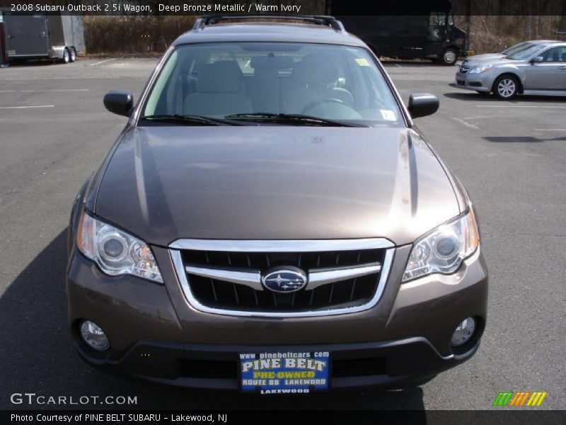 Deep Bronze Metallic / Warm Ivory 2008 Subaru Outback 2.5i Wagon