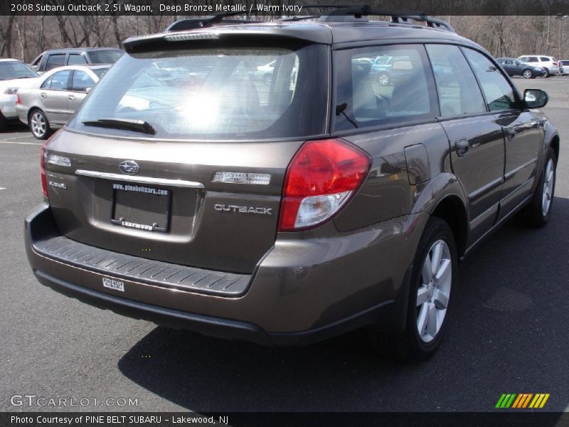 Deep Bronze Metallic / Warm Ivory 2008 Subaru Outback 2.5i Wagon