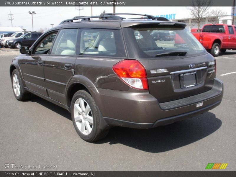 Deep Bronze Metallic / Warm Ivory 2008 Subaru Outback 2.5i Wagon