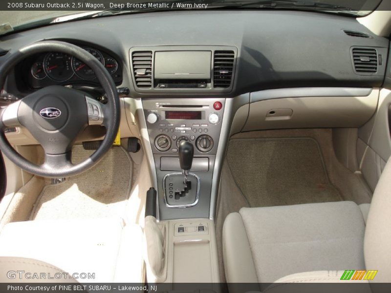 Deep Bronze Metallic / Warm Ivory 2008 Subaru Outback 2.5i Wagon