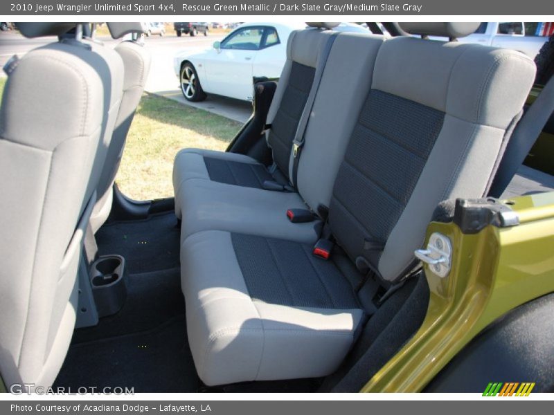 Rescue Green Metallic / Dark Slate Gray/Medium Slate Gray 2010 Jeep Wrangler Unlimited Sport 4x4