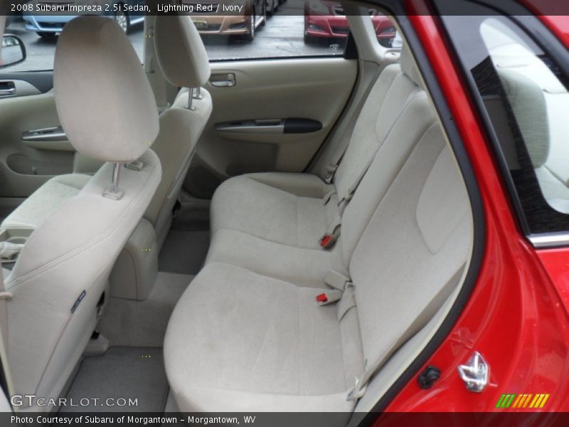 Lightning Red / Ivory 2008 Subaru Impreza 2.5i Sedan