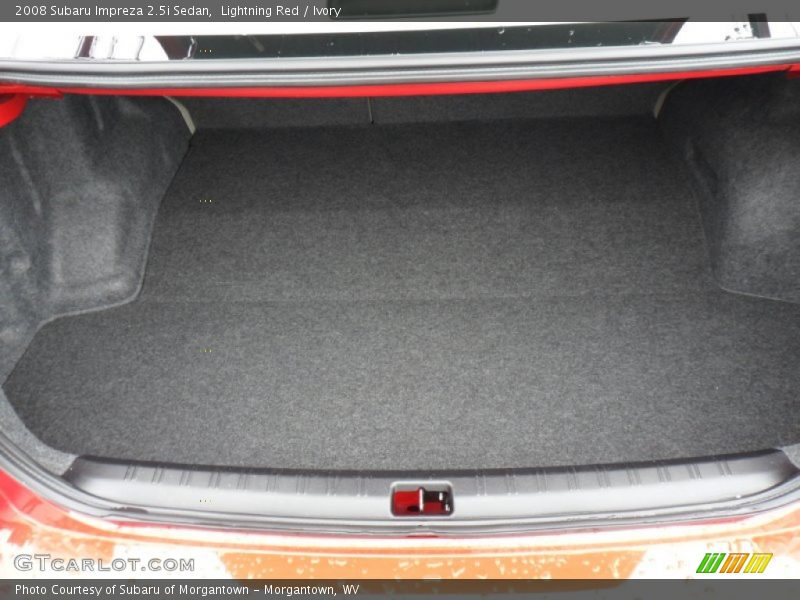 Lightning Red / Ivory 2008 Subaru Impreza 2.5i Sedan
