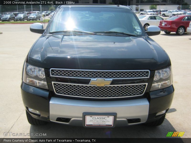 Black / Ebony 2008 Chevrolet Avalanche Z71 4x4