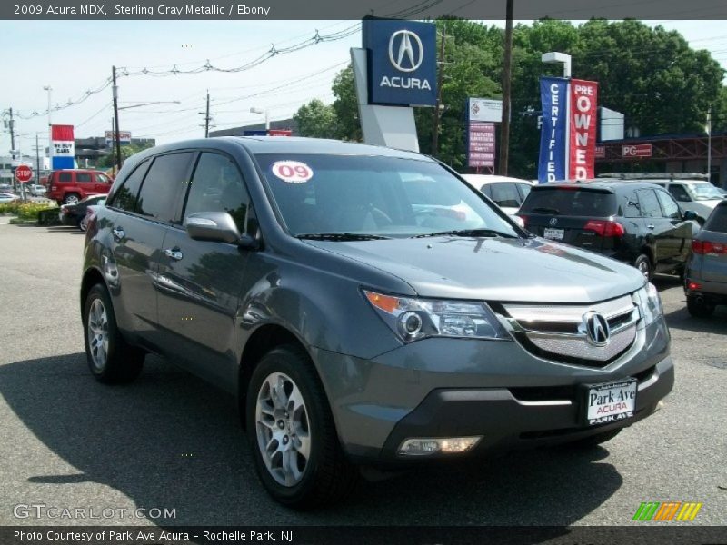 Sterling Gray Metallic / Ebony 2009 Acura MDX