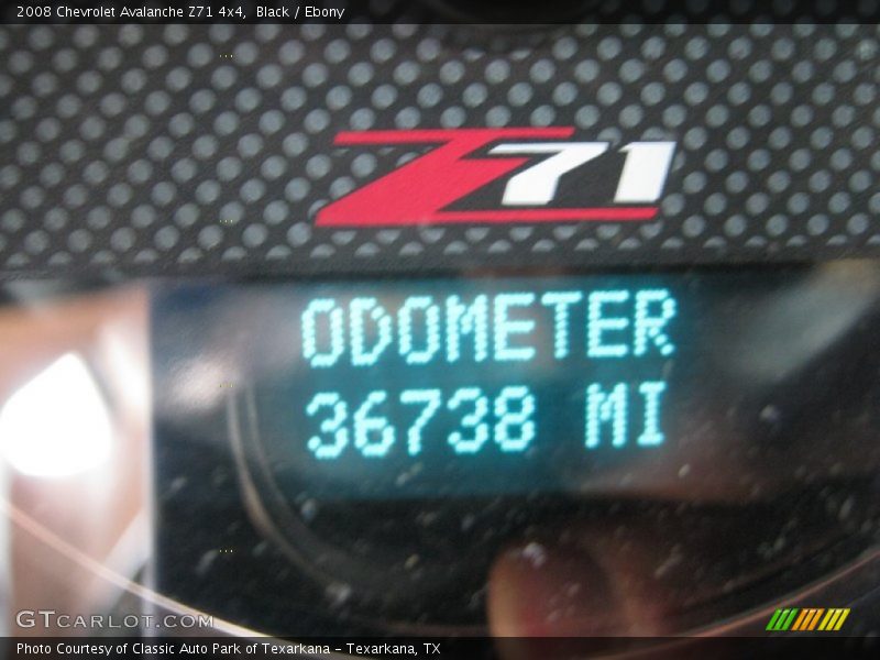 Black / Ebony 2008 Chevrolet Avalanche Z71 4x4