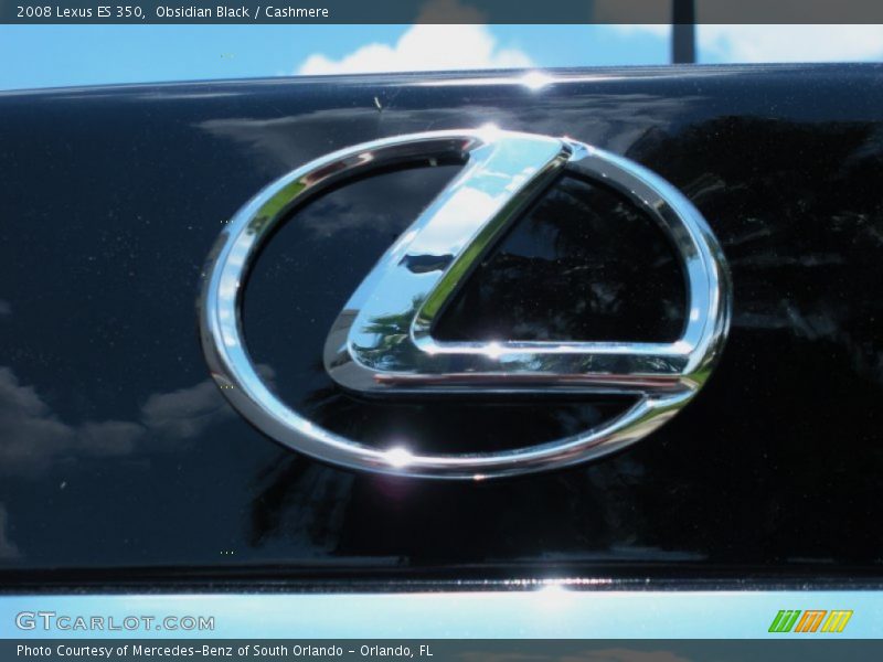 Obsidian Black / Cashmere 2008 Lexus ES 350