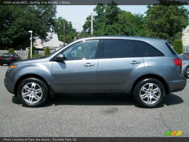Sterling Gray Metallic / Ebony 2009 Acura MDX