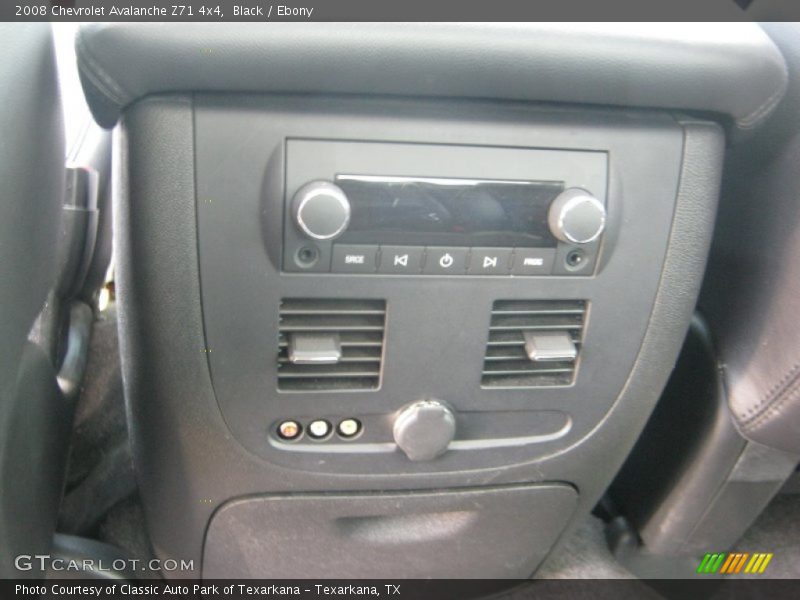 Black / Ebony 2008 Chevrolet Avalanche Z71 4x4