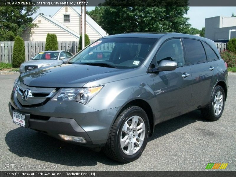 Sterling Gray Metallic / Ebony 2009 Acura MDX