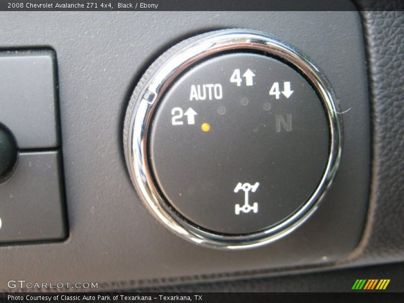 Controls of 2008 Avalanche Z71 4x4