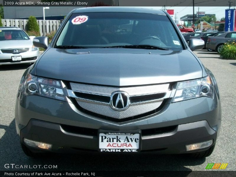 Sterling Gray Metallic / Ebony 2009 Acura MDX