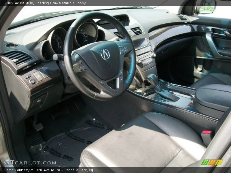 Sterling Gray Metallic / Ebony 2009 Acura MDX