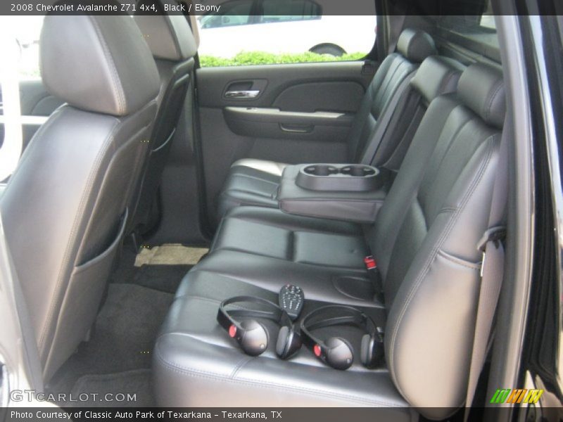  2008 Avalanche Z71 4x4 Ebony Interior