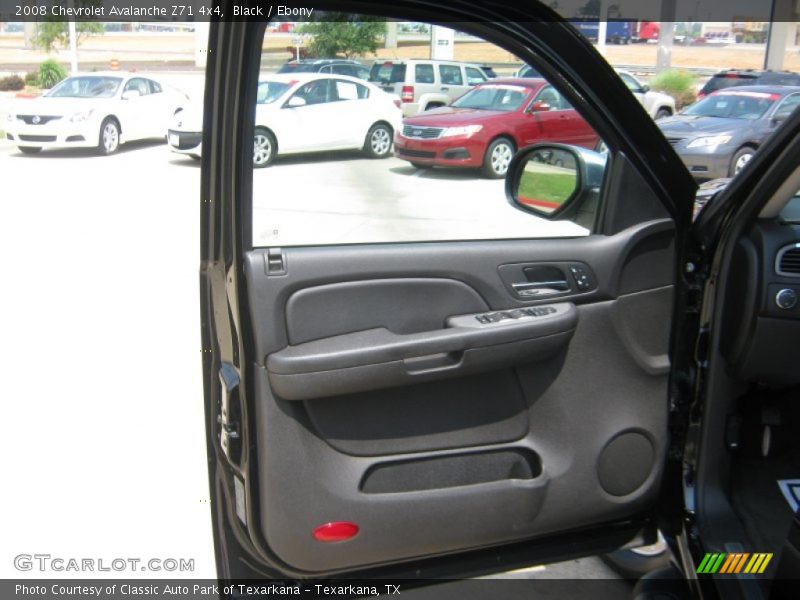 Black / Ebony 2008 Chevrolet Avalanche Z71 4x4