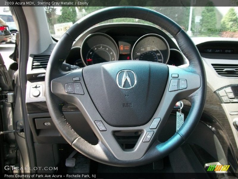 Sterling Gray Metallic / Ebony 2009 Acura MDX