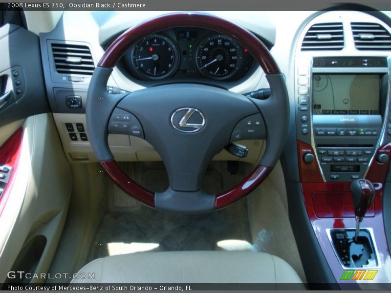 Obsidian Black / Cashmere 2008 Lexus ES 350